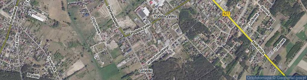 Zdjęcie satelitarne Kiemliczów ul.
